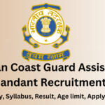 Indian Coast Guard Assistant Commandant Recruitment 2024, result, age limit,