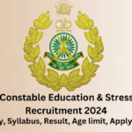 ITBP Head Constable Education & Stress Counselor Recruitment 2024, eligibility, Age limit, Latest job