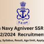 Indian Navy Agniveer SSR & MR 02/2024 Recruitment, Admit card, Age limit